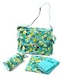 Kalencom Laminated Buckle Bag Hoodies Garden (Teal) �}�U�[�Y�o�b�O �ȃ��~�l�[�g�R�[�g KC0001-12