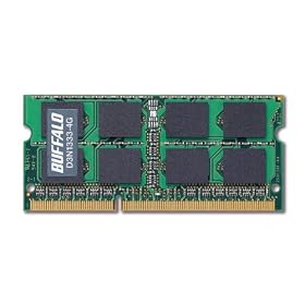 BUFFALO �m�[�gPC�p���݃����� PC3-10600(DDR3-1333) 4GB D3N1333-4G/E