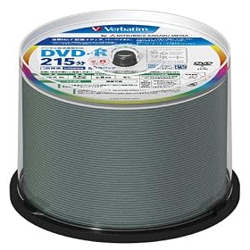 �O�H���w���f�B�A Verbatim �^��p DVD-R DL �Ж�2�w 215�� CPRM�Ή� 8�{�� ���C�h����Ή� �z���C�g���[�x�� �X�s���h���P�[�X 50���p�b�N VHR21HP50V1FFP [�t���X�g���[�V�����t���[�p�b�P�[�W(FFP)]