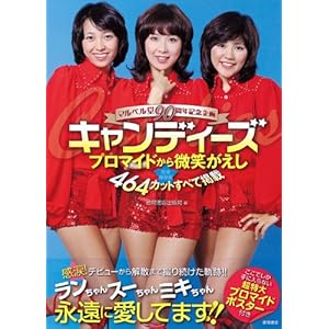 マルベル堂90周年記念企画　完全保存版　キャンディーズ　プロマイドから微笑がえし　４６４カットすべて掲載
