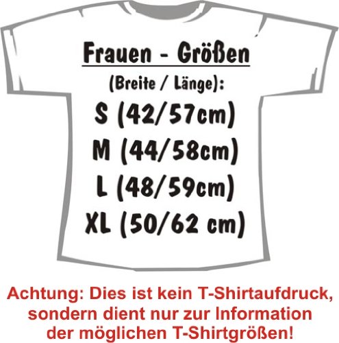  Ich denke, also bin ich Motorradfahrerin; Frauen T-Shirt weiß, Gr. M