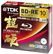 TDK �^��p�u���[���C�f�B�X�N ���d�V���[�Y BD-RE DL 50GB 1-2�{�� �z���C�g���C�h�v�����^�u�� 10���p�b�N 5mm�X�����P�[�X BEV50HCPWA10A