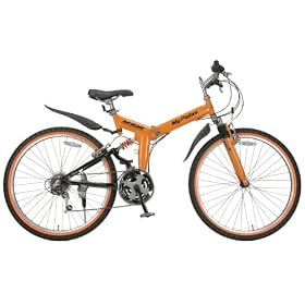 My Pallas(�}�C�p���X) �܏�}�E���e���o�C�N26�C���`18�i�ϑ� �O��T�X�y���V�����t �J���[/�_�[�N�I�����W�E�u���b�N M-630-O�EBK