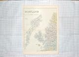  ANTIQUE MAP c1790-c1900 SCOTLAND ISLE SKYE HEBRIDES RUM