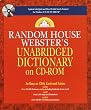 Random House Webster's Unabridged Dictionary on CD-ROM