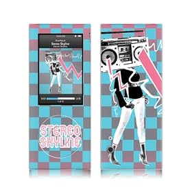 Music Skins iPod nano 5th(��5����)�p�t�B����  Stereo Skyline - Boom Box Lady  iPod nano 5th(��5����)  MSRKIPN50307