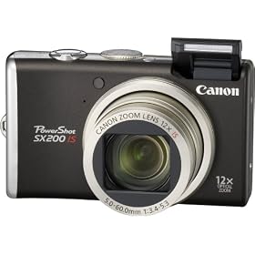 Canon �f�W�^���J���� PowerShot (�p���[�V���b�g) SX200 IS