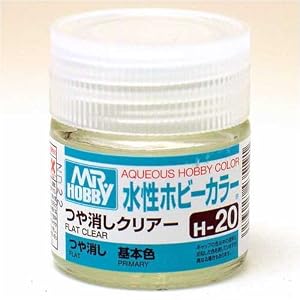 【クリックで詳細表示】Amazon.co.jp ｜ 水性ホビーカラー H20 つや消しクリアー ｜ ホビー 通販