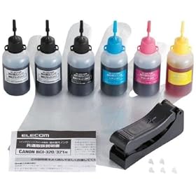 ELECOM �l�ߑւ��C���N �L���m�� BCI-321�E320BK�Ή�5�F�Z�b�g(5��) 2011 THC-MP630SETN