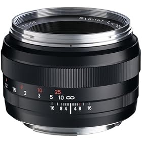 COSINA Zeiss PLANAR T*1.4/50mm �u���b�N ZF.2 (�j�R��CPU�����}�E���g�Ή�)PLANART1.4/50BKZF2