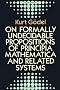 On Formally Undecidable Propositions of Principia Mathematica and Related Systems (Dover Books on Mathematics)