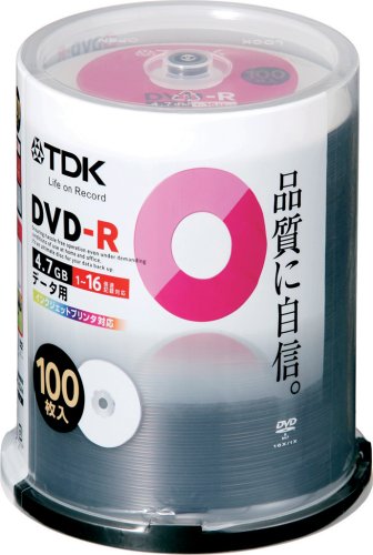 TDK ƒf[ƒ^—p DVD-R 1-16”{‘¬‘Ήž ƒzƒƒCƒgƒvƒŠƒ“ƒ^ƒuƒ‹(“àŒa38mm) 100–‡ ƒXƒsƒ“ƒhƒ‹ DR47PC100PU TDK (7Œ‚ÌŠ´‘z) 2,380 TDK ƒf[ƒ^—p DVD-R 1-16”{‘¬‘Ήž ƒzƒƒCƒgƒvƒŠƒ“ƒ^ƒuƒ‹(“àŒa38mm) 100–‡ ƒXƒsƒ“ƒhƒ‹ DR47PC100PU TDK (7Œ‚ÌŠ´‘z) 2,380