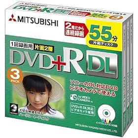 �O�H���w���f�B�A 8cmDVD+R DL 2.6GB �r�f�I�J�����p 1X3�� 7mm�W���G���P�[�X�� VTR55NP1X3