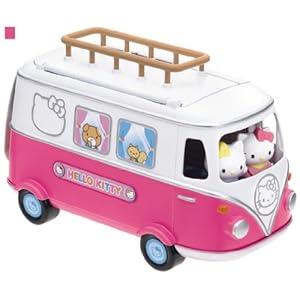 【クリックでお店のこの商品のページへ】ハローキティ おでかけ！キャンピングカーセット