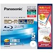 Panasonic �u���[���C�f�B�X�N �ǋL�^5P �C���N�W�F�b�g50GB 5���p�b�N LM-BR50AW5L