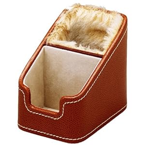 【クリックで詳細表示】携帯電話＆メガネスタンド (ブラウン) 240-516BR