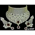 Red Gold Plated Fashion Jewellery Set