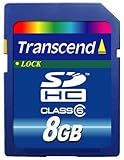  Transcend TS8GSDHC6 8GB SDHC card (SD 2.0 SPD Class 6)