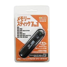 �~���V MCO �������[�X�e�B�b�N7in1�J�[�h���[�_ USR-MS2/BK