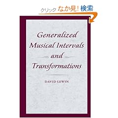 Generalized Musical Intervals and Transformations