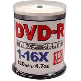 ZERO DVD-R 16�{�� 100�� ���C�h�v�����^�u�� ZERT47-16X100PW
