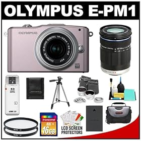 OLYMPUS PEN mini E-PM1 �c�C�������Y�L�b�g �s���N �t���i11�_ ���s�A���i