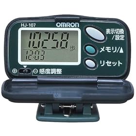 �I������(OMRON) �w���X�J�E���^ �X�e�b�v�X HJ-107 �t�H���X�g�O���[��