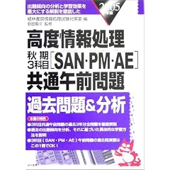 ���x��񏈗��H��3�Ȗ�(SAN�EPM�EAE)���ʌߑO���ߋ����&����