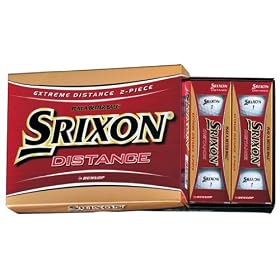 DUNLOP(�_�����b�v) SRIXON �X���N�\�� �f�B�X�^���X �{�[�� �z���C�g 12P
