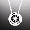 BANDEL(�o���f��) Necklace(�l�b�N���X) �z���C�g ���M�����[�T�C�Y45cm