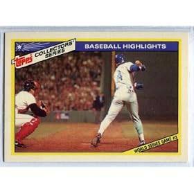 �y�僊�[�O�J�[�h�z Lenny Dykstra - 1987 Topps Collector's Series #23 - 1986 World Series