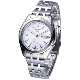 SEIKO5 (�Z�C�R�[5) �r���v �I�[�g�}�`�b�N �����Y�E�H�b�` �V���o�[�_�C�A�� �V���o�[�X�e�����X�x���g SNKG93K1