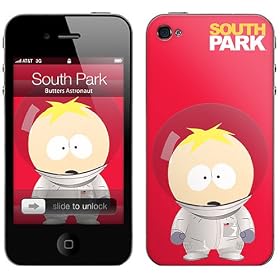 Music Skins iPhone 4/4S �p�t���ی�t�B���� South Park - Butters Astronaut iPhone 4/4S MS-SPRK10133