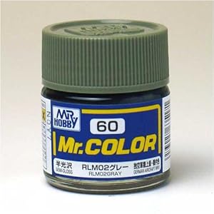【クリックで詳細表示】Mr.カラー C60 RLM02グレー 【HTRC 3】