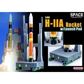 DRAGON H-II A���P�b�gw/���ˑ�  (1/400�X�P�[�� �h���ϊ����i)