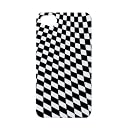 ELECOM iPhone4S 対応 シェルカバー テクスチャ チェッカー PS-A11PVT08