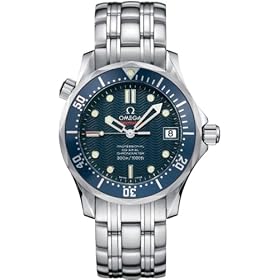 [�I���K]OMEGA �V�[�}�X�^�[ 300m M�T�C�Y �N���m���[�^�[ �R�[�A�N�V���� �������� �u���[������ SS �{�[�C�Y �r���v 2222.80�����Y �y���s�A���i�z