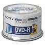 �\�j�[ DVD-R �f�[�^�p 4.7GB 16�{�� 50���X�s���h���P�[�X �z���C�g�v�����^�u�� 50DMR47HPHG