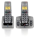  BT Freestyle 750 Twin DECT TAM Telephone - Titanium Grey