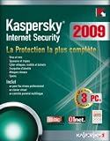  Kaspersky Internet Security 2009  (3 Postes / 1 An)