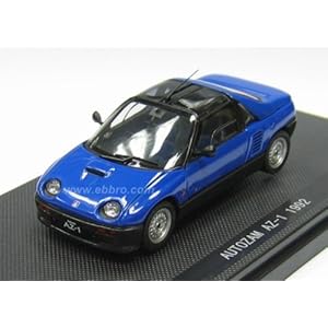 【クリックで詳細表示】EBBRO 1/43 43780 オートザム AZ-1 1992 ブルー