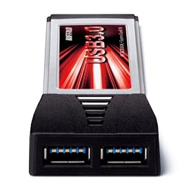 BUFFALO ExpressCard�p USB3.0�Ή��C���^�[�t�F�[�X�J�[�h IFC-EC2U3/UC