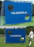  Hudora - 76127 - But de football - 213x152cm - avec mur de tir au but - cadre tubulaire 25mm