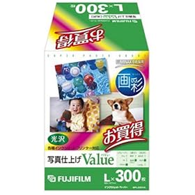 FUJIFILM �C���N�W�F�b�g�y�[�p�[���� ��掆�x�[�X L (89x127)300������ WPL300VA