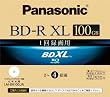 Panasonic �u���[���C�f�B�X�N �^��p4�{�� 100GB(�Ж�3�w �ǋL�^) �P�i LM-BR100LW