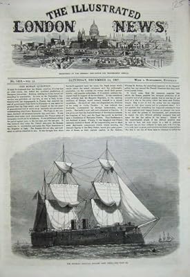  プロイセンの甲鉄のフリゲート艦の Kron Prinz の船 1867 戦争の海