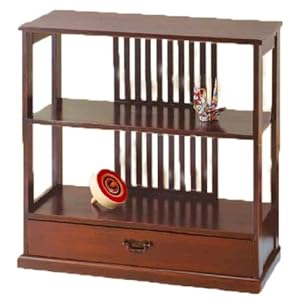 【クリックで詳細表示】利休 飾りタンス L14817-922