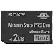 [�C�O�Ńp�b�P�[�W]SONY �������[�X�e�B�b�N Pro Duo 2GB MARK2 MS-MT2G