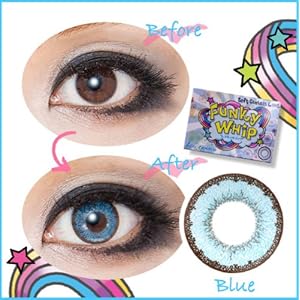 【クリックで詳細表示】処方箋不要 FUNKYWHIP ( ファンキーホイップ ) カラー コンタクト レンズ 1箱1枚入