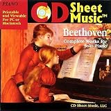  CD Sheet Music ベートーヴェン ピアノ作品集